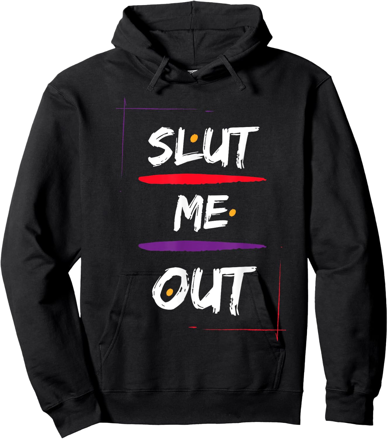 Slut Me Out Hip Hop Hoodie - Hoodie | Black