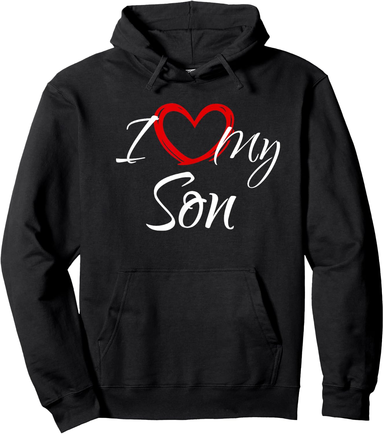 I Love My Son, I Heart My Son Hoodie - Hoodie | Black