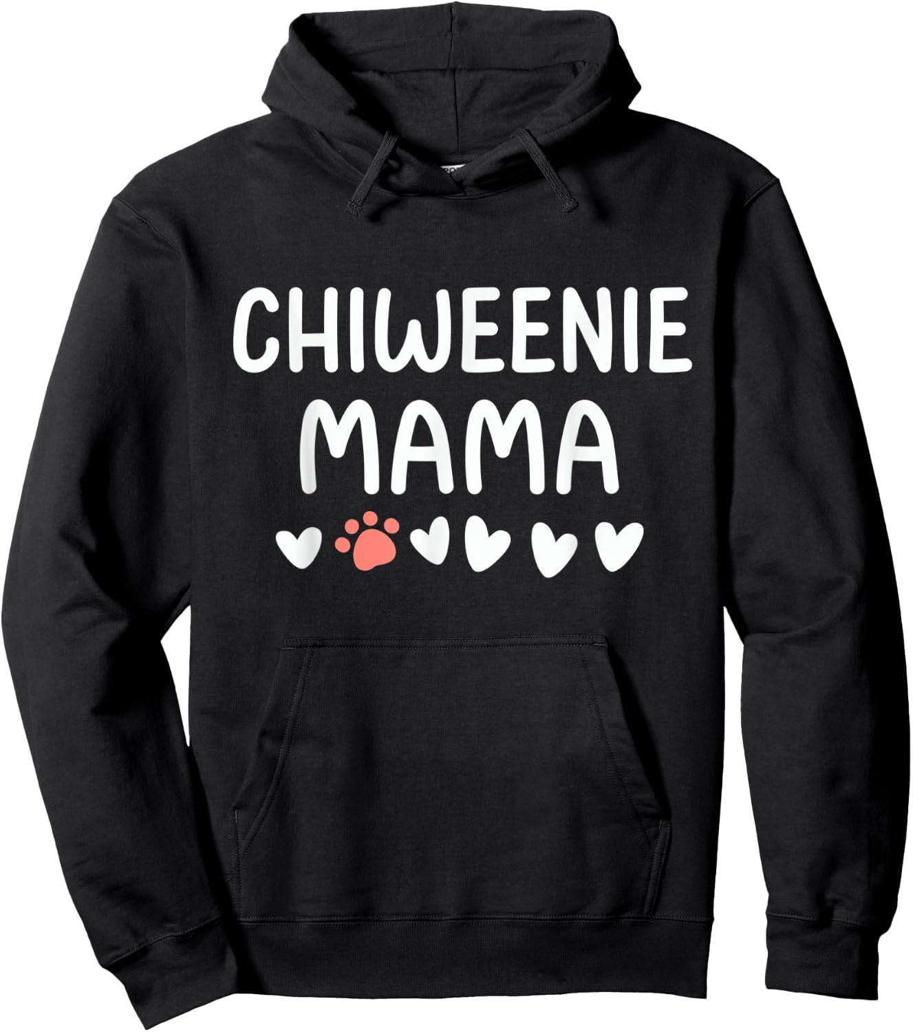 Chiweenie Mama Dog Mom Hoodie - Hoodie | Black