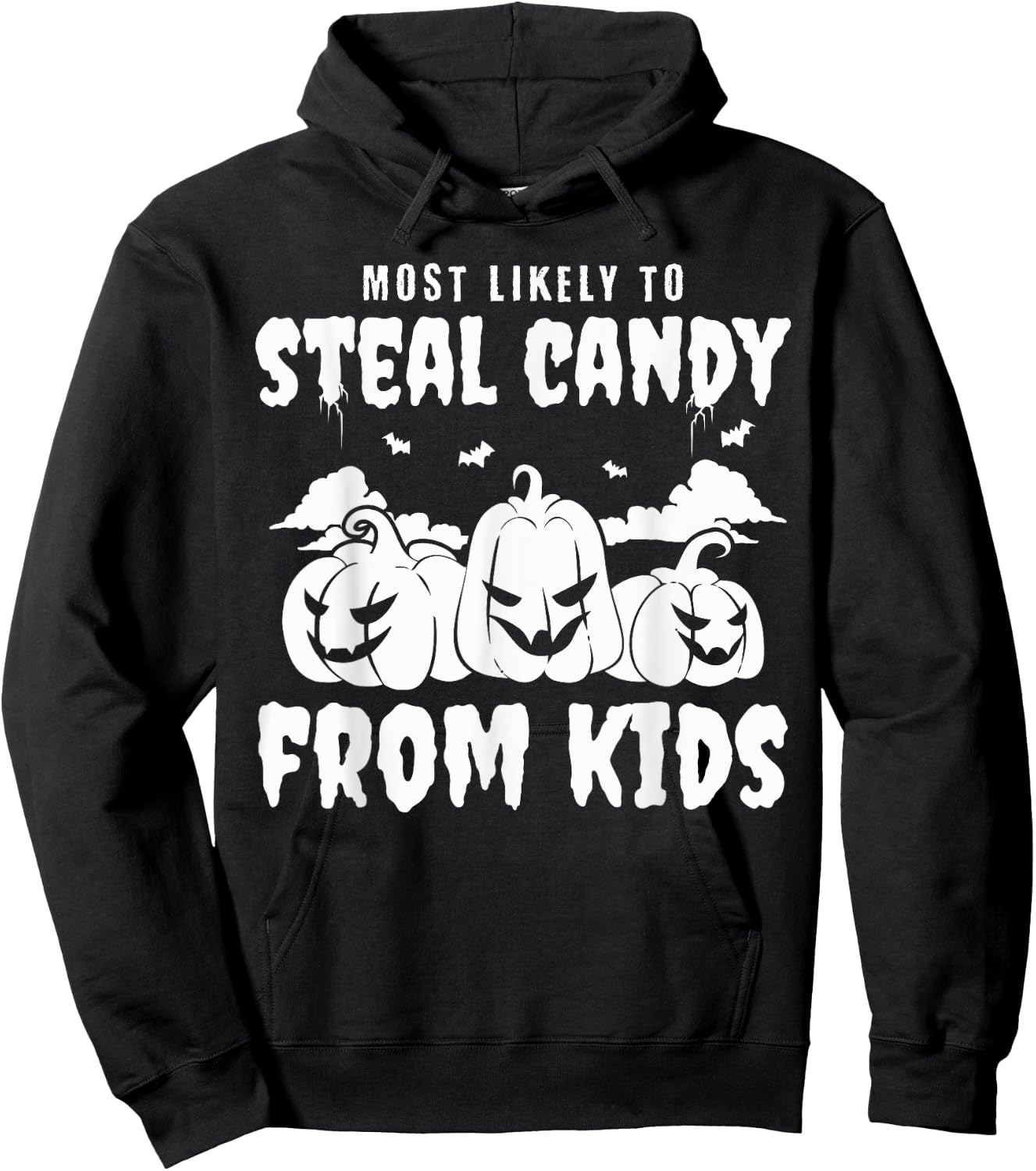 Most Likely To Steal Candy From Kid Group Halloween Matching Hoodie - Hoodie | Black