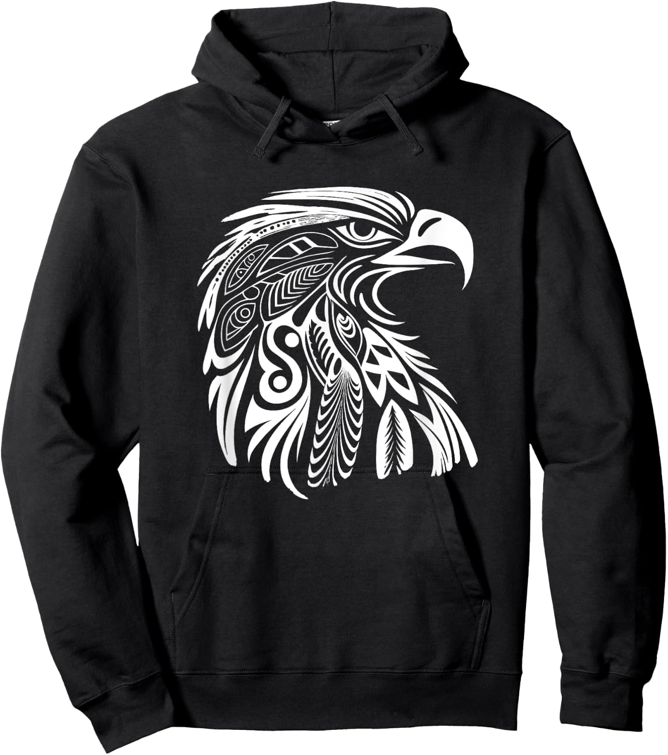 Eagle, feathers, king of air, spirit animal, bird, freedom Hoodie - Hoodie | Black