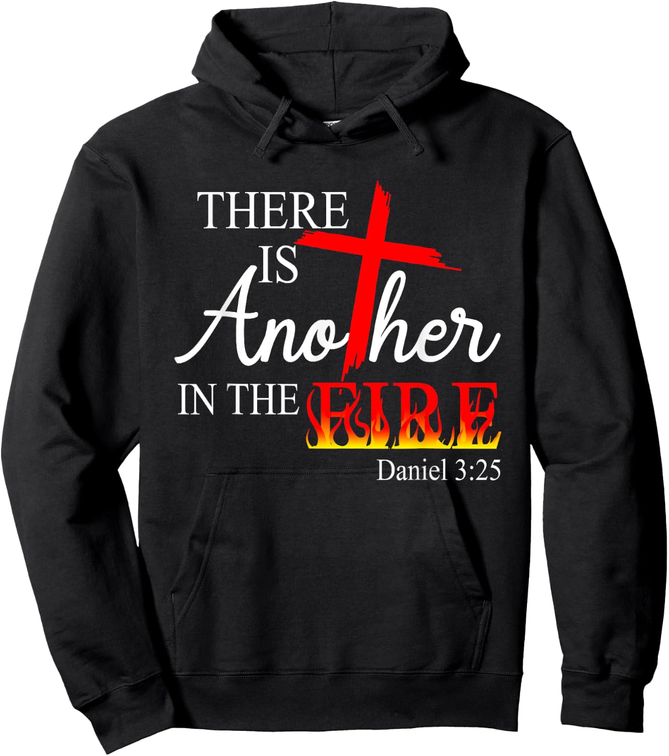There Is Another In The Fire Scripture Religious Jesus Chris Hoodie - Hoodie | Black