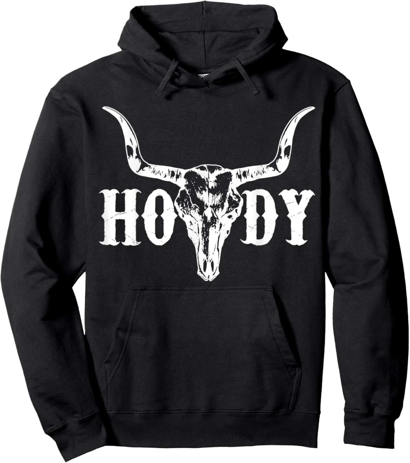 Howdy Cowboy Cowgirl Rodeo Horse Riding Texas Southern Hoodie - Hoodie | Black