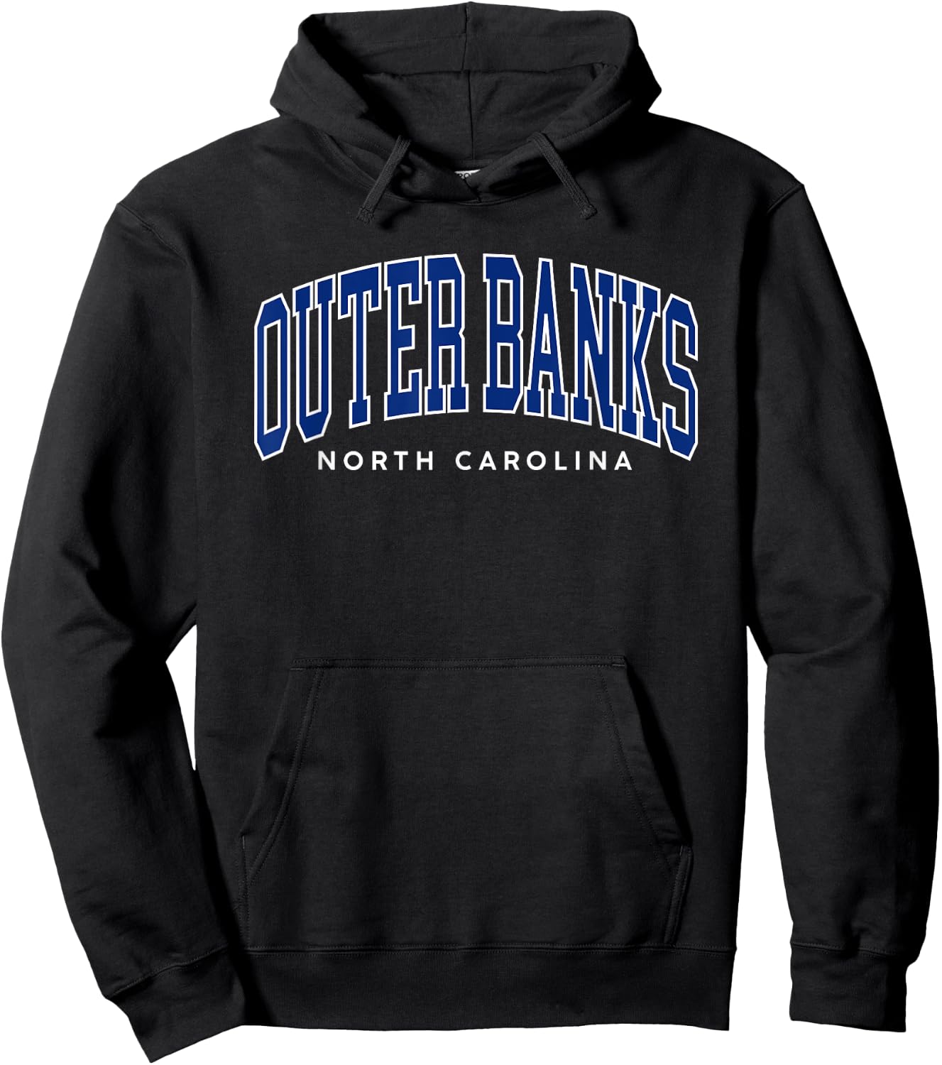 Outer Banks OBX North Carolina summer retro preppy throwback Men Women Girls Kids Hoodie - Hoodie | Black