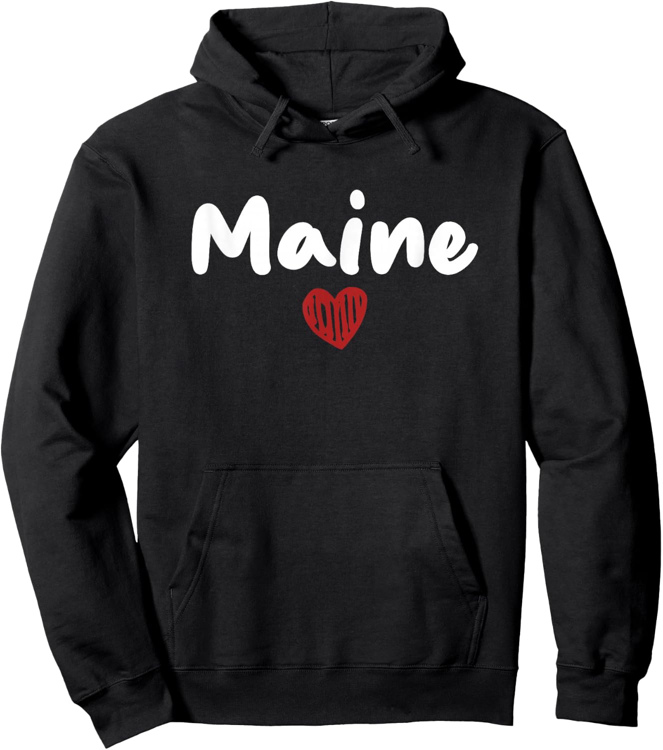 Maine - I Love Maine - Classic Hoodie - Hoodie | Black