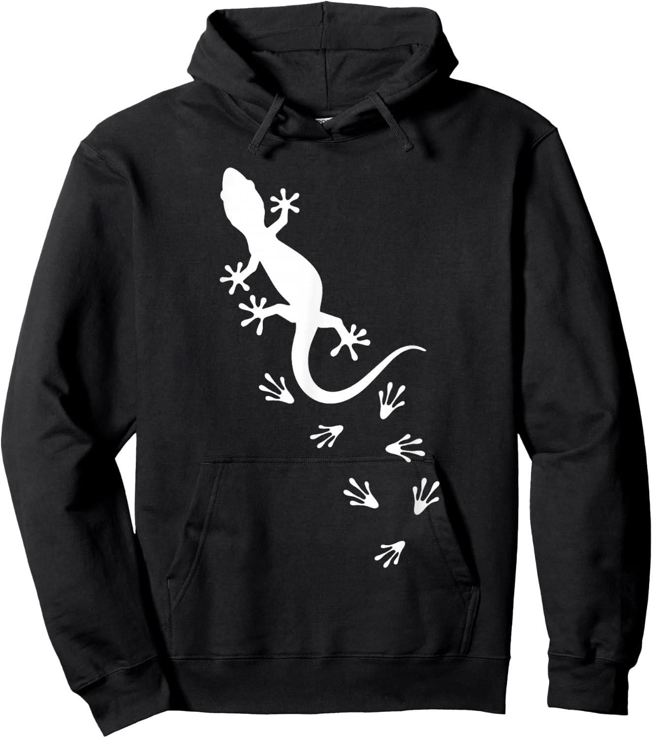 Cool Lizard Herpetology Reptile Lover Funny Lizard Design Hoodie - Hoodie | Black
