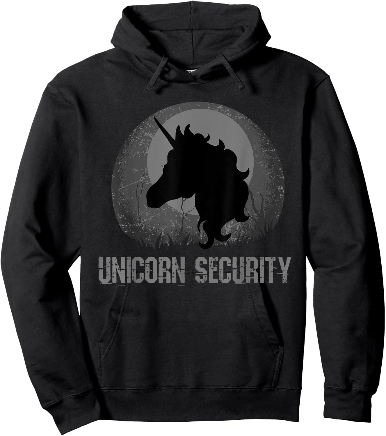 Unicorn Security Shirt Youth Boys Hoodie - Hoodie | Black