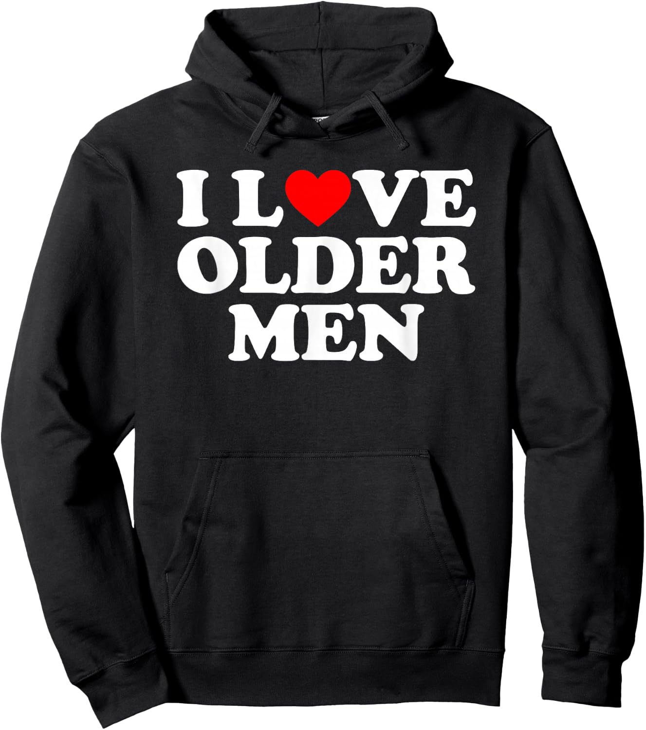 I Love Older Men Hoodie - Hoodie | Black