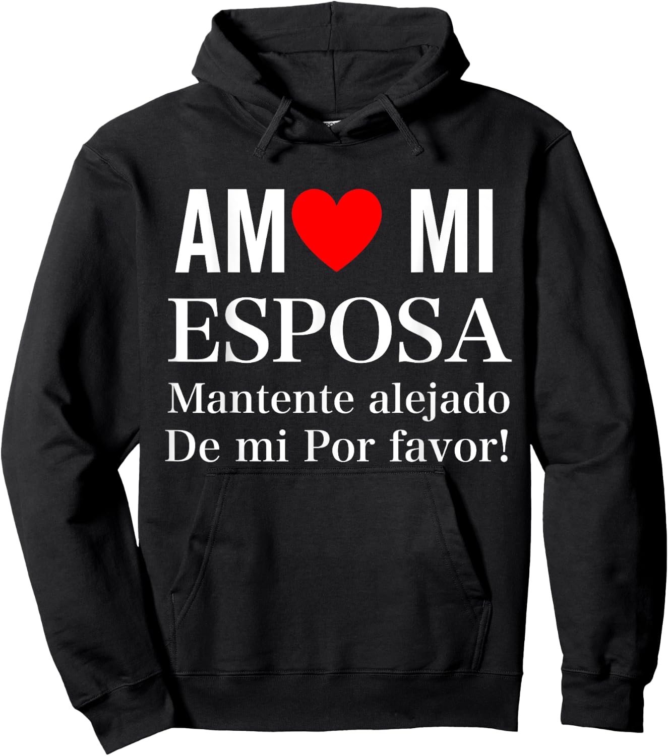 I Love My Wife Yo Amo Mi Esposa In Spanish Funny Latina Hoodie - Hoodie | Black