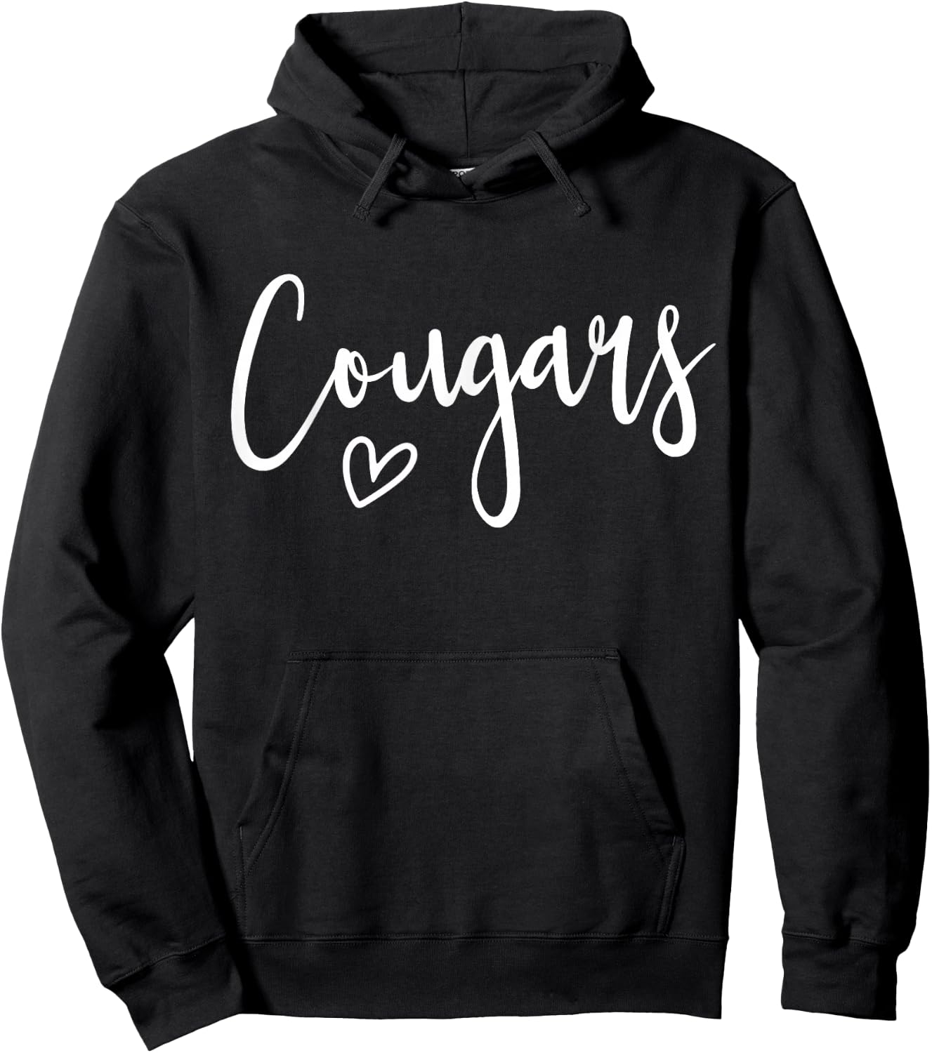 Cougars High School Cougars Sports Team Women's Cougars Hoodie - Hoodie | Black