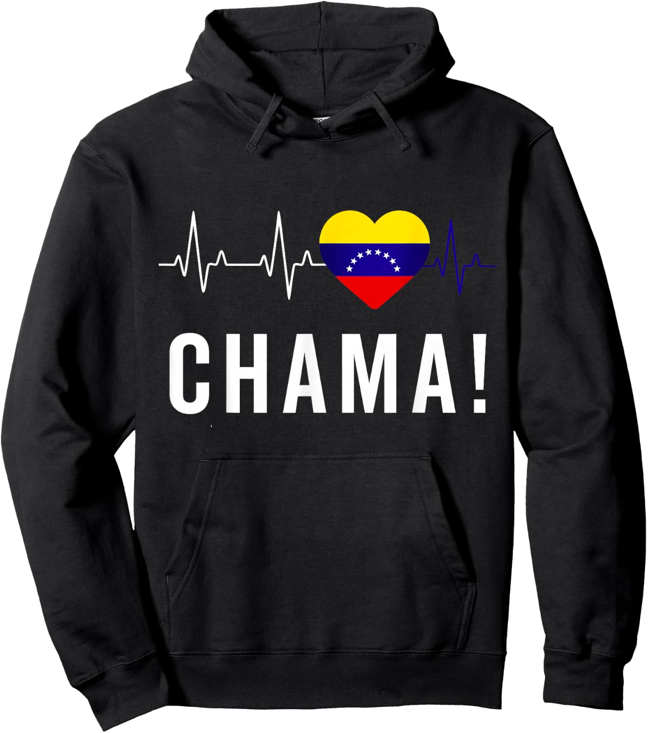 Venezuela Flag Pride Bandera Venezolana Camiseta Chama Girl Hoodie - Hoodie | Black