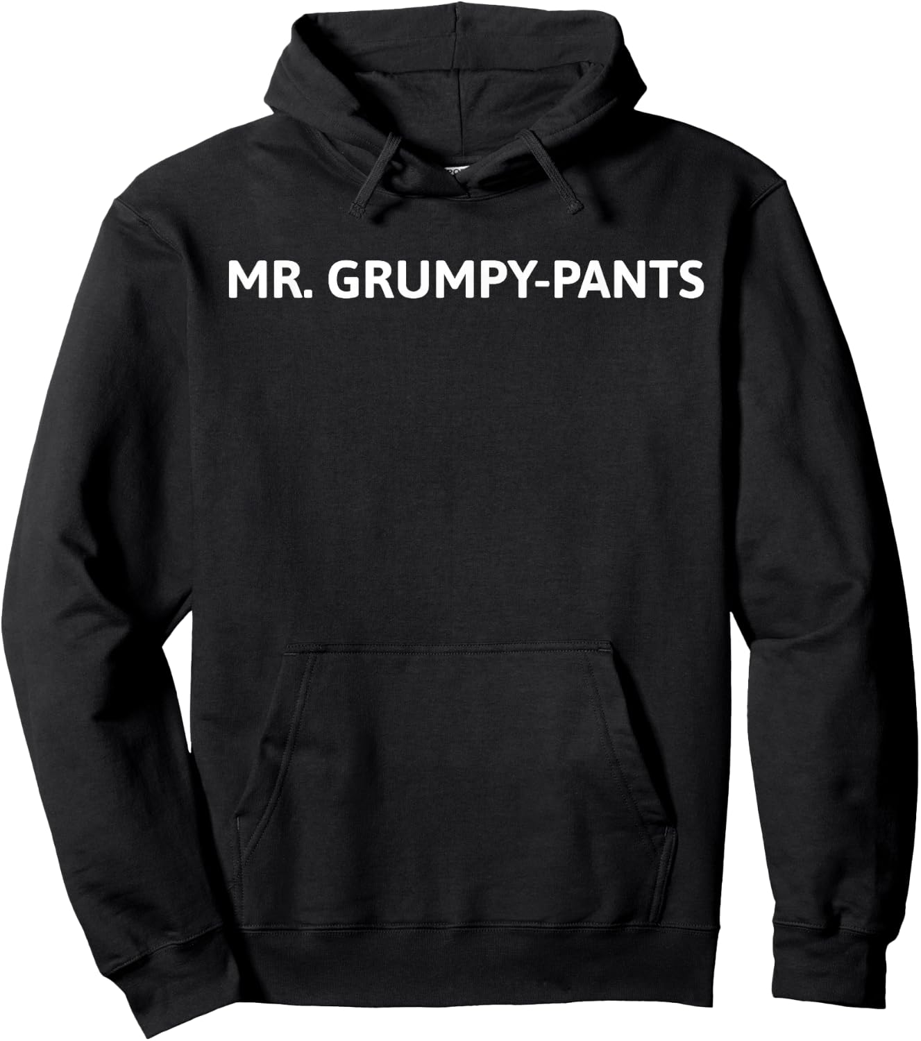 Grumpy Mr. Grumpy-Pants - Black, , Short Sleeve, Classic Fit, Fun Theme, All Seasons, Pull On, 1 Count, Size Small Hoodie - Hoodie | Black