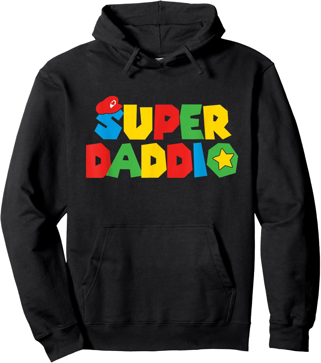 Super Gamer Dad Unleashed Celebrating Fatherly Powers Hoodie - Hoodie | Black