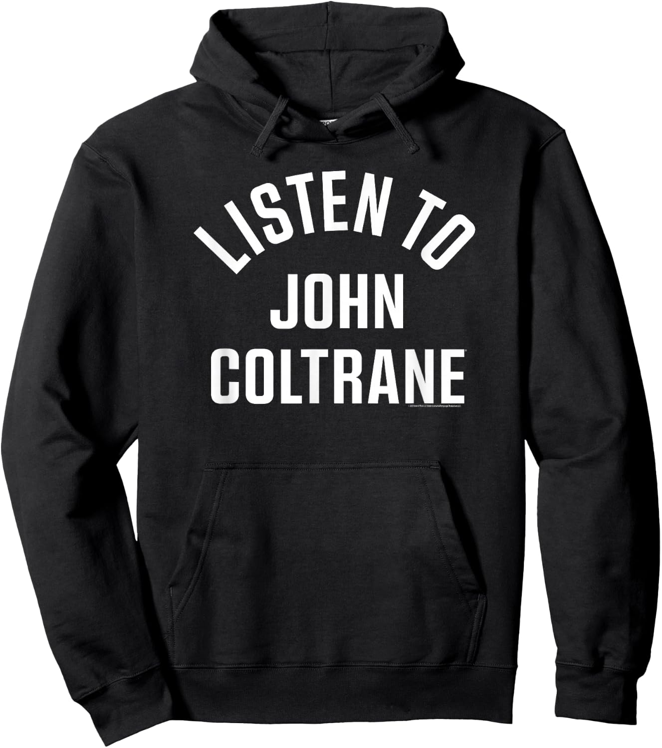 John Coltrane Listen to John Coltrane Hoodie - Hoodie | Black