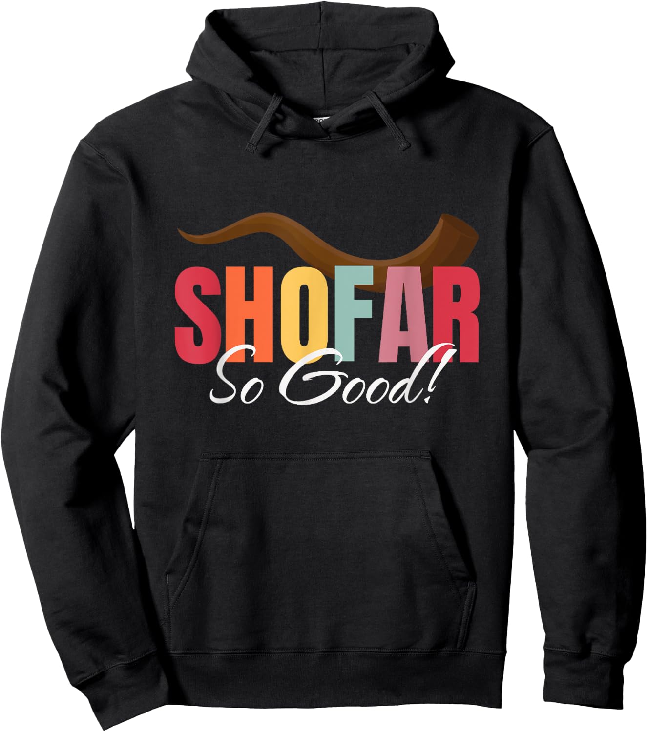 Funny Rosh Hashanah Shofar So Good Jewish New Year Holiday Hoodie - Hoodie | Black