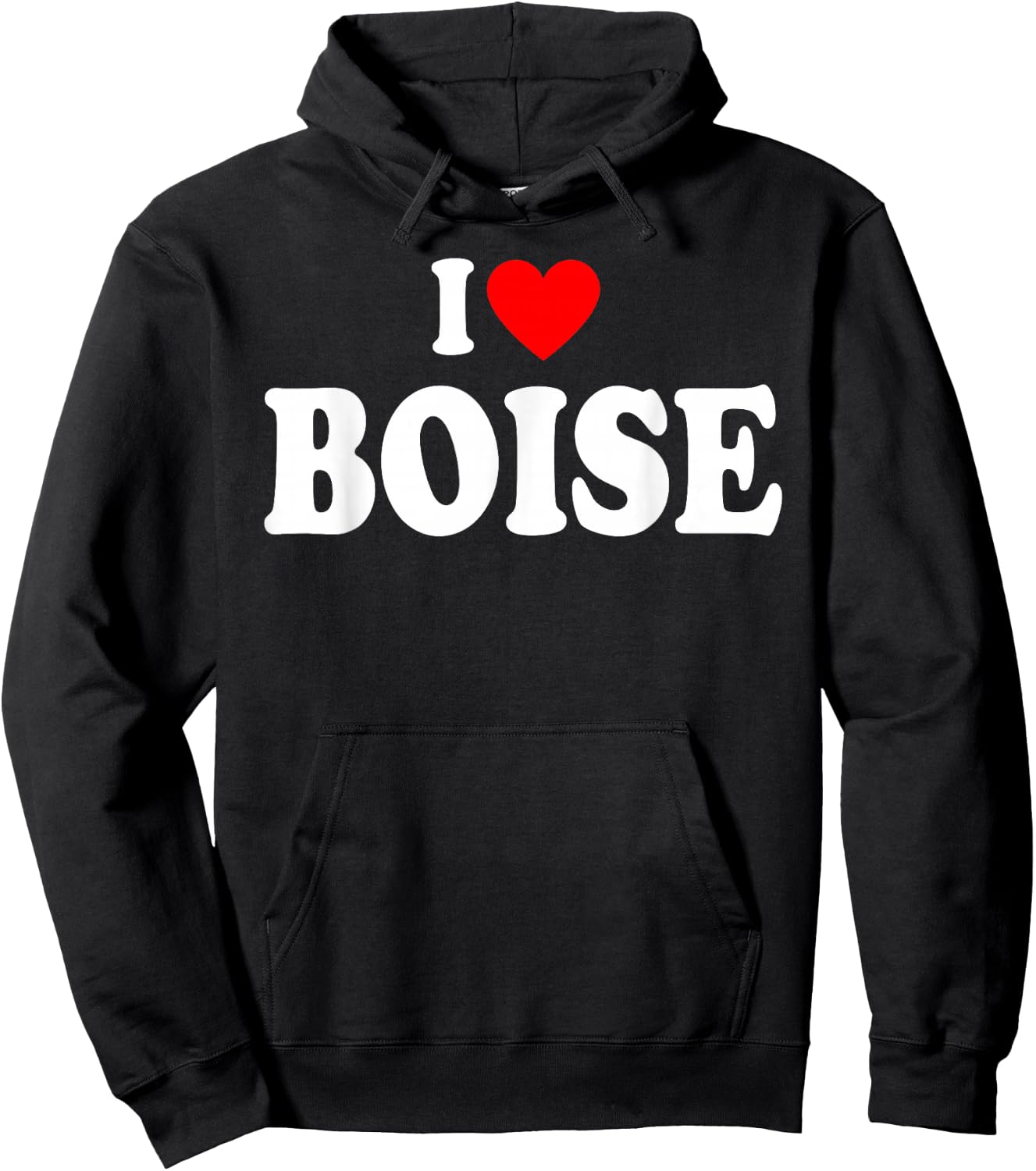 I Heart Boise, I Love Boise City Idaho Classic Hoodie - Hoodie | Black