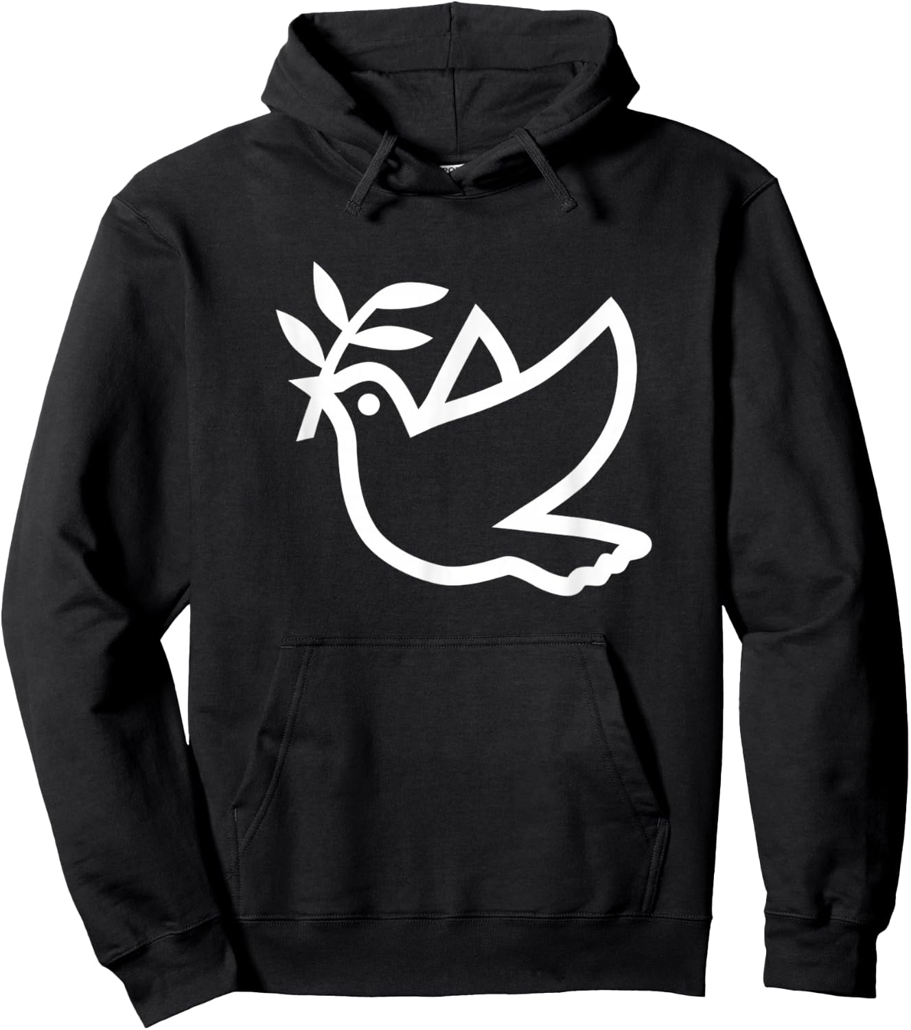 Peace Dove Silhouette Logo Hoodie - Hoodie | Black