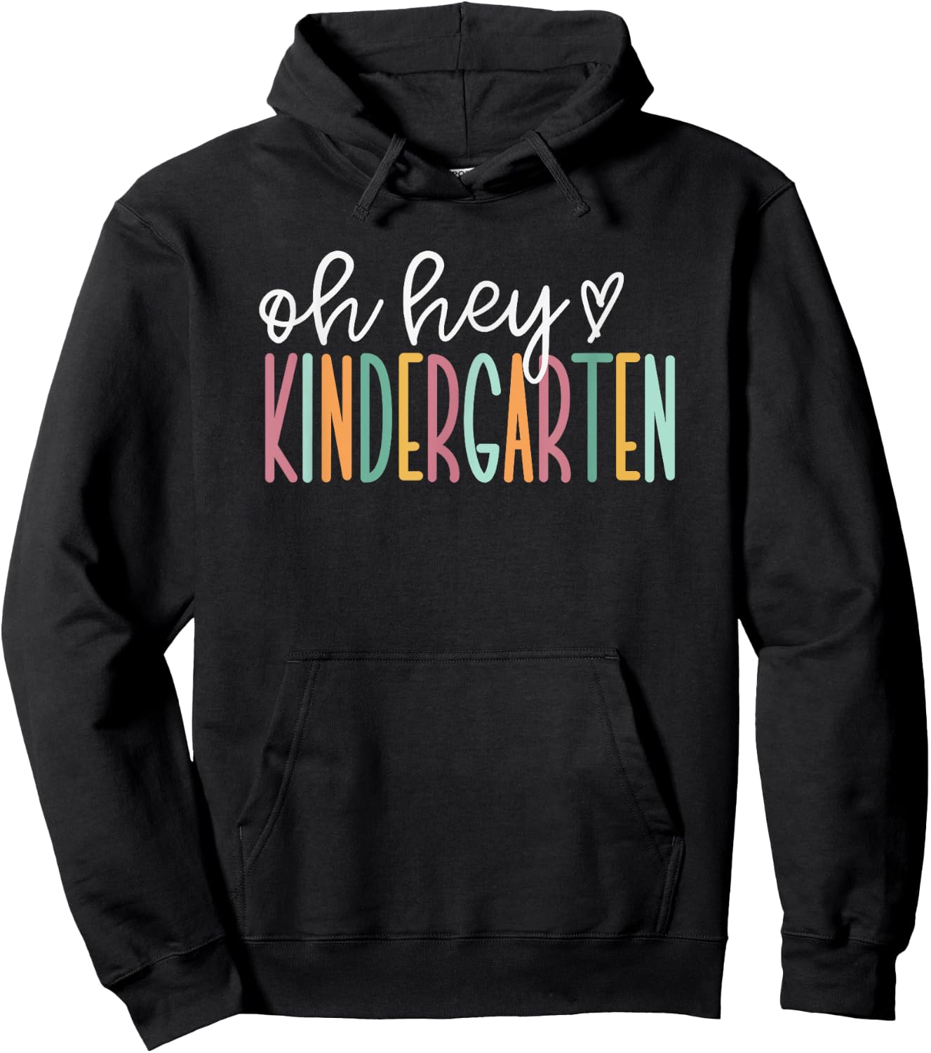Oh Hey Kindergarten Cute Kindergarten Teacher Hoodie - Hoodie | Black