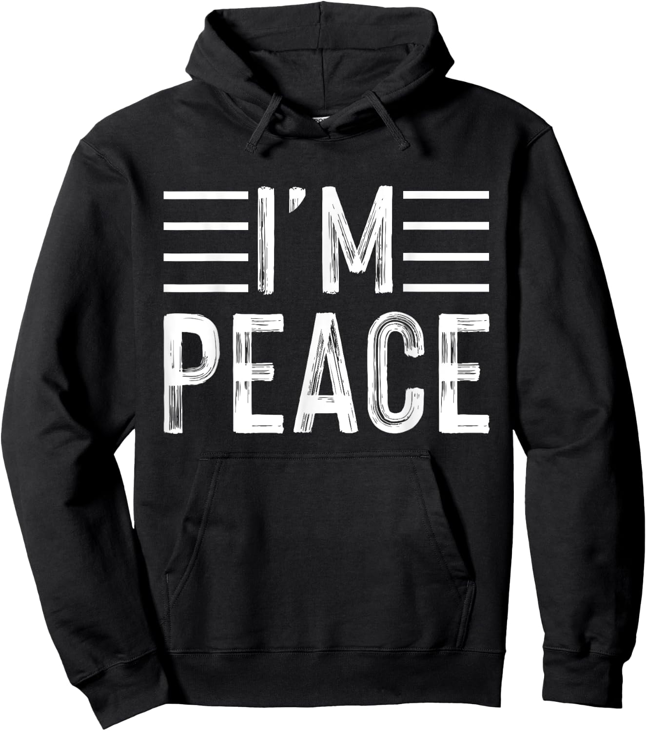I Come In Peace - Im Peace Funny Matching Couple Hoodie - Hoodie | Black