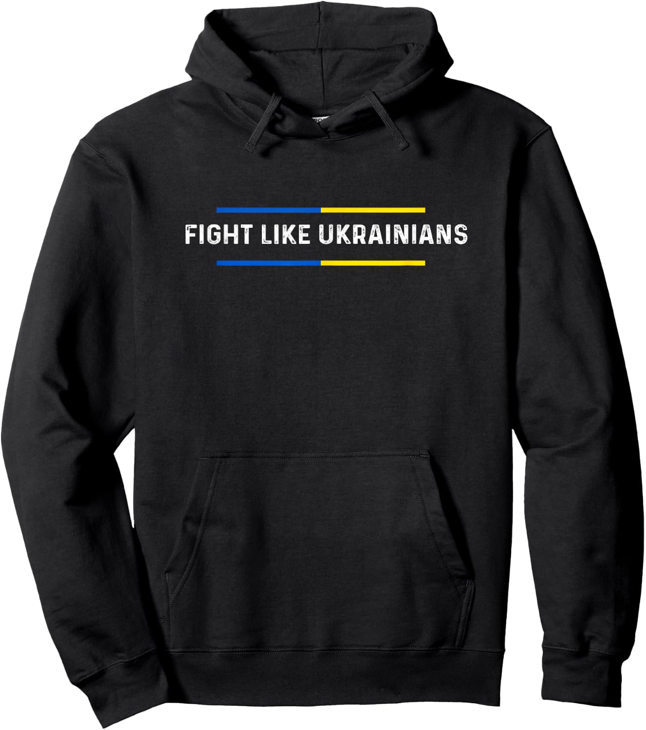 Fight Like Ukrainians, Ukrainian Zelensky Ukraine Army Hoodie - Hoodie | Black