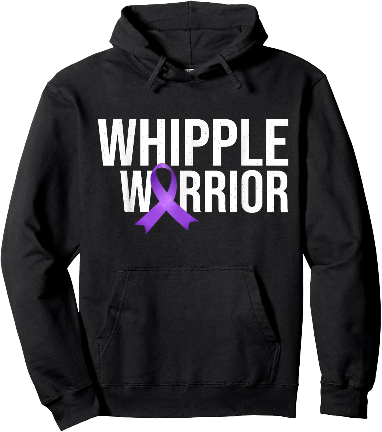 Whipple Warrior Pancreatic Cancer Awareness Hoodie - Hoodie | Black