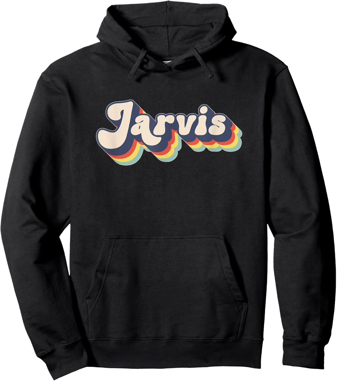 JARVIS Family Name Personalized Surname JARVIS Hoodie - Hoodie | Black