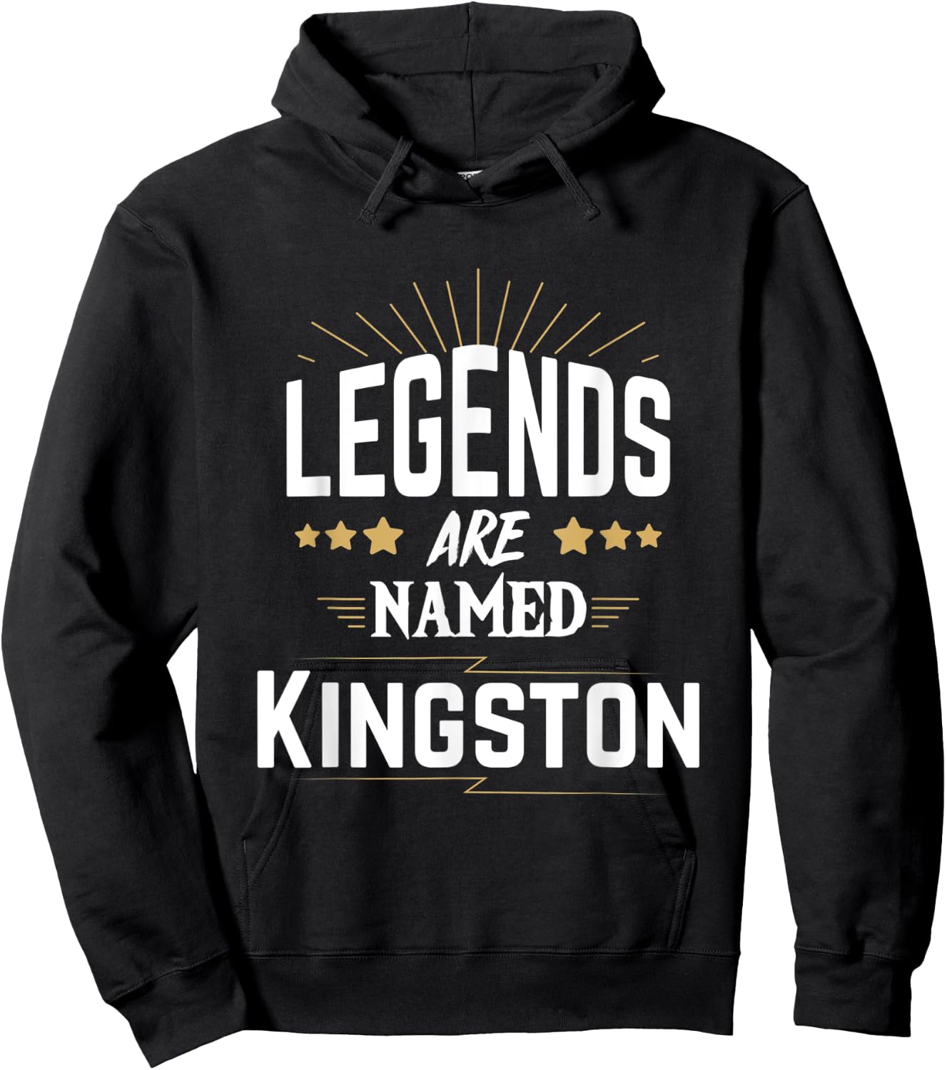 Legends Are Named Kingston Hoodie - Hoodie | Black