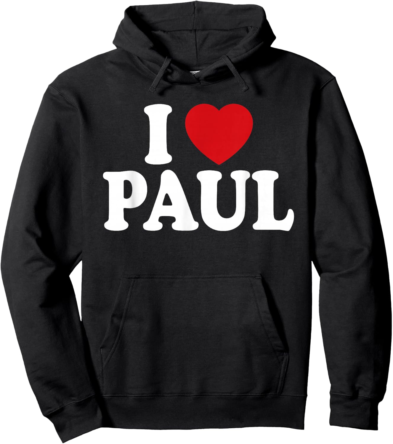 I Heart Love Paul Hoodie - Hoodie | Black