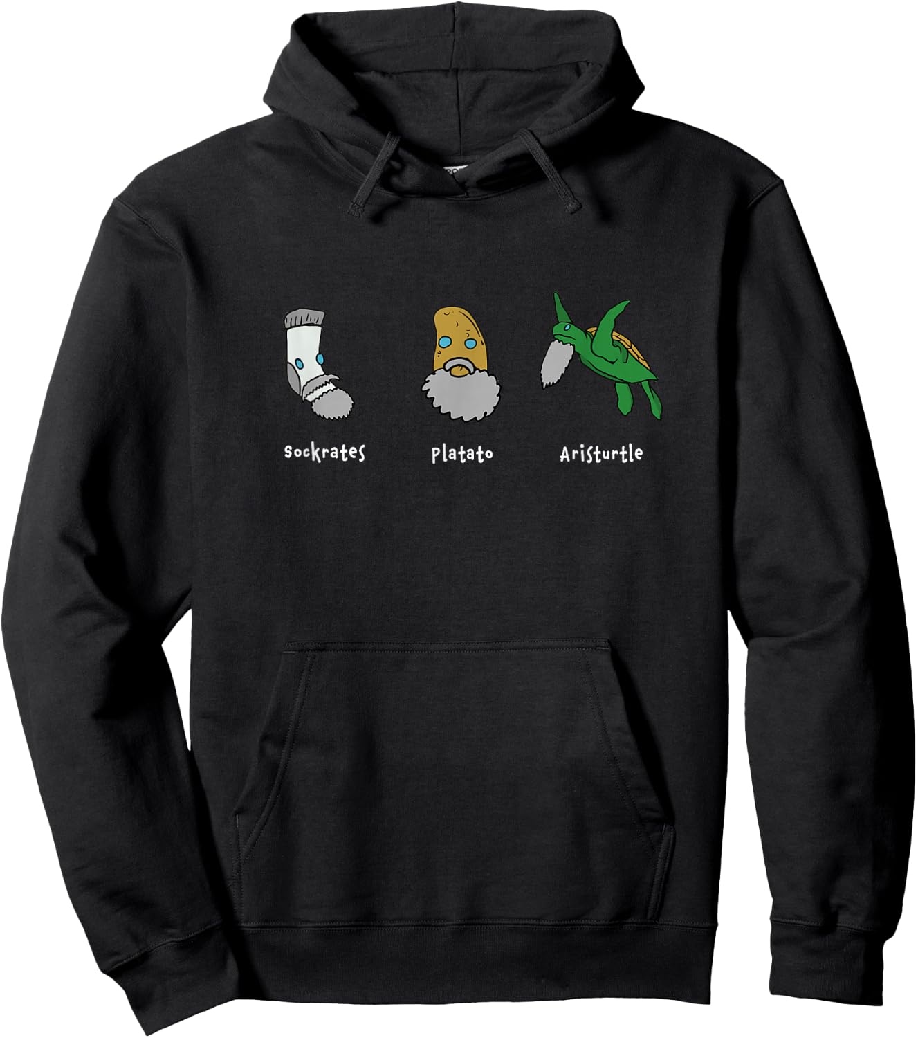 Philosophy Socrates Plato Aristotle for Philosophers Hoodie - Hoodie | Black