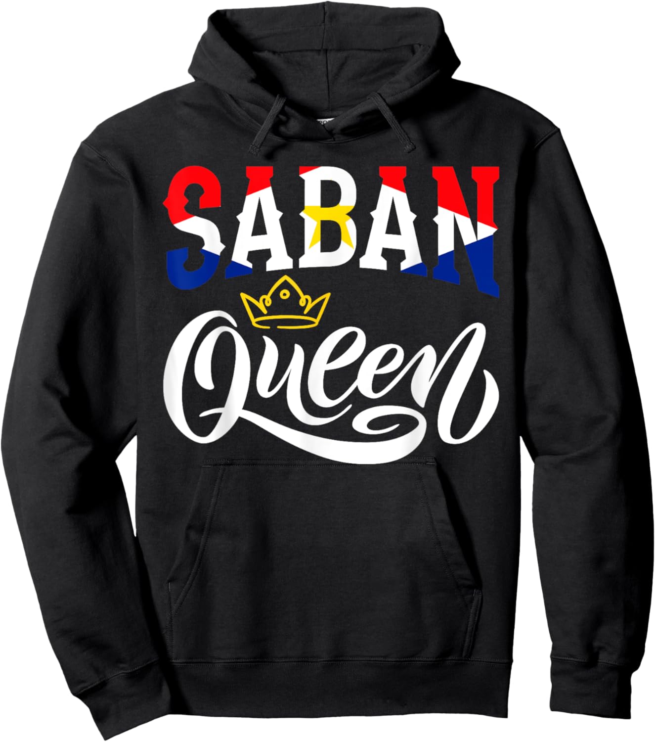 Saban Queen Saba Saban Flag Hoodie - Hoodie | Black