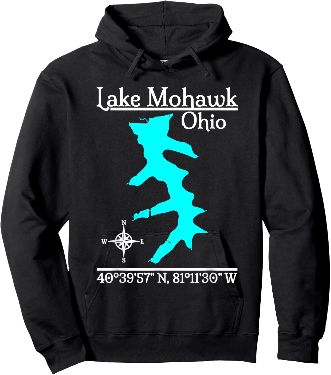 Lake Mohawk - Ohio Hoodie - Hoodie | Black