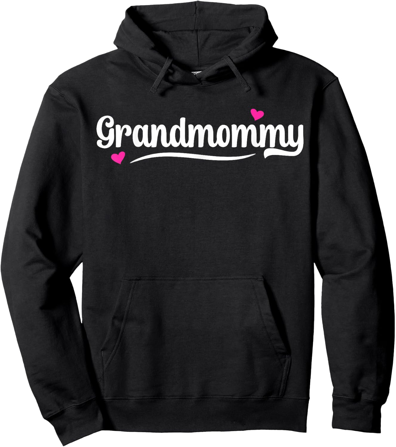 Grandmommy Grandma Proud Grandmommy Grandmother Hoodie - Hoodie | Black