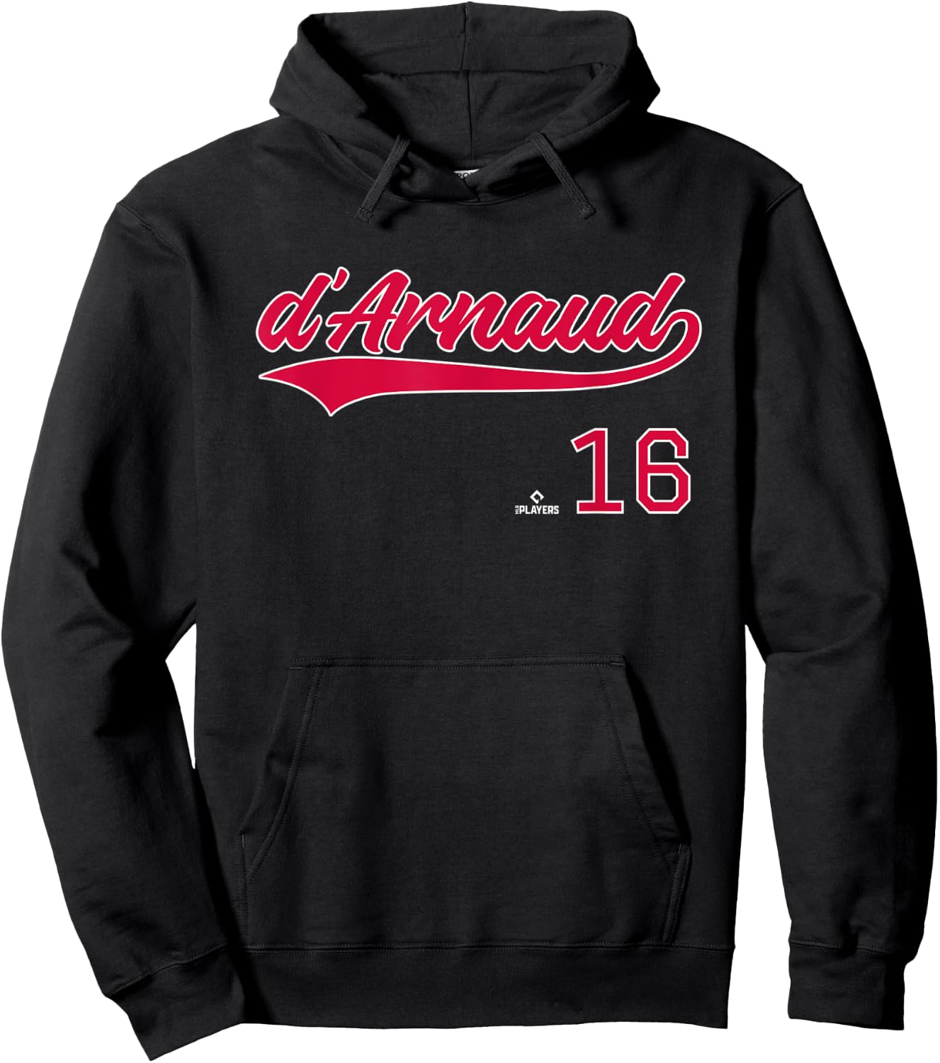 Vintage Gameday Travis d Arnaud Atlanta MLBPA Hoodie - Hoodie | Black