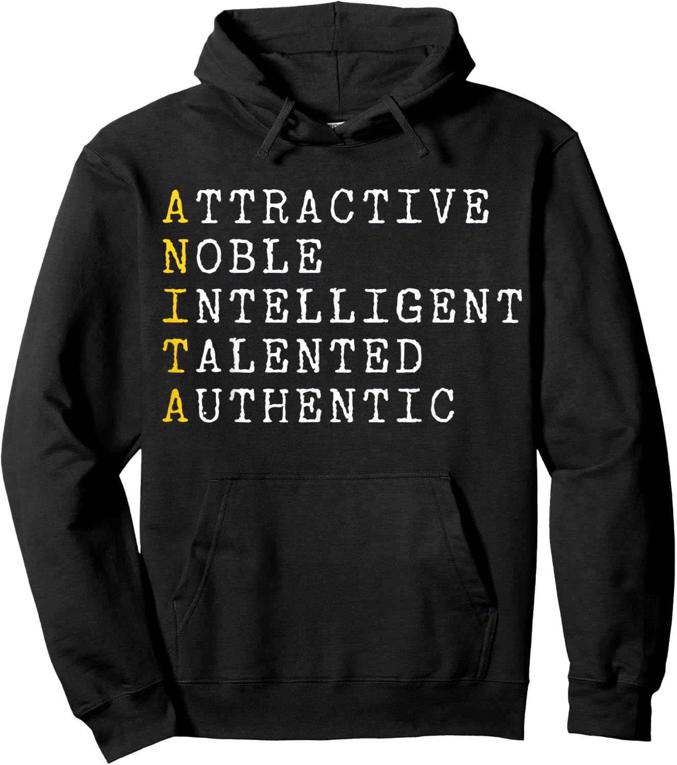 Anita Personalized, Anita Name, Girl Woman Anita Hoodie - Hoodie | Black