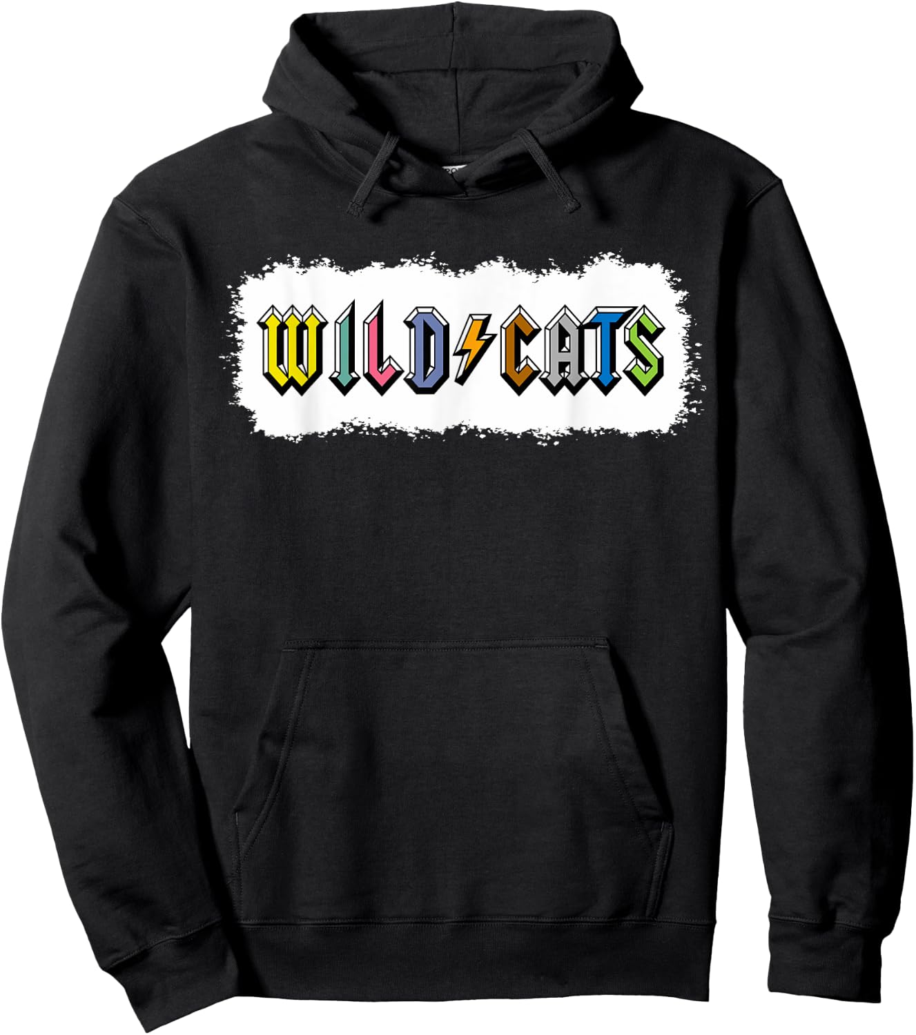 Wildcats School Sports Fan Team Spirit Hoodie - Hoodie | Black