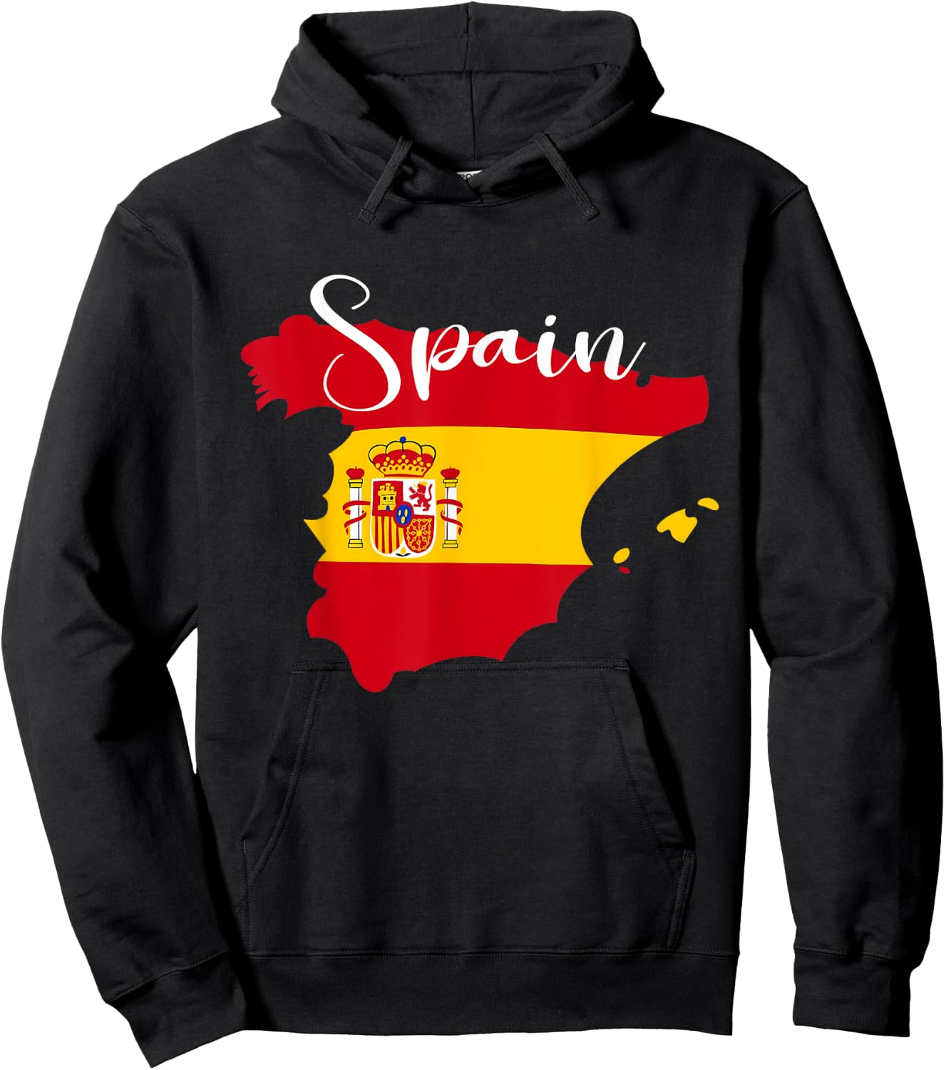 Spain , Spanish clothes, spain shirts Spain Hoodie - Hoodie | Black