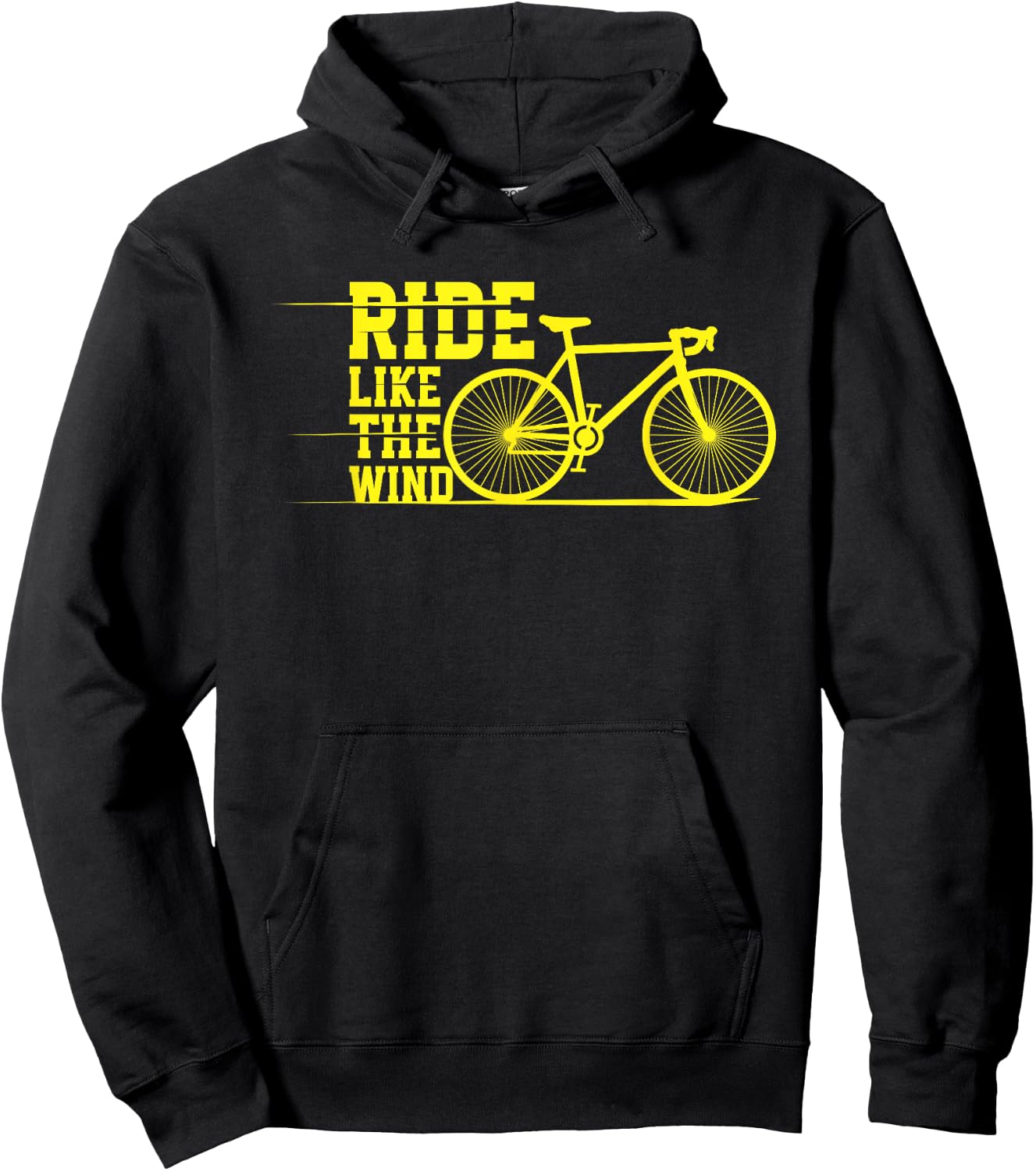 Ride Like the Wind | Cycling MTB BMX | Cyclists Hoodie - Hoodie | Black