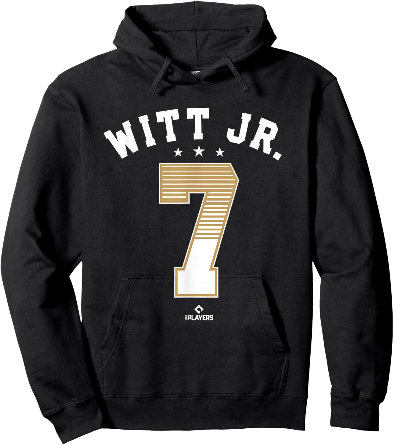 Bobby Witt Jr 7 Kansas City MLBPA Hoodie - Hoodie | Black