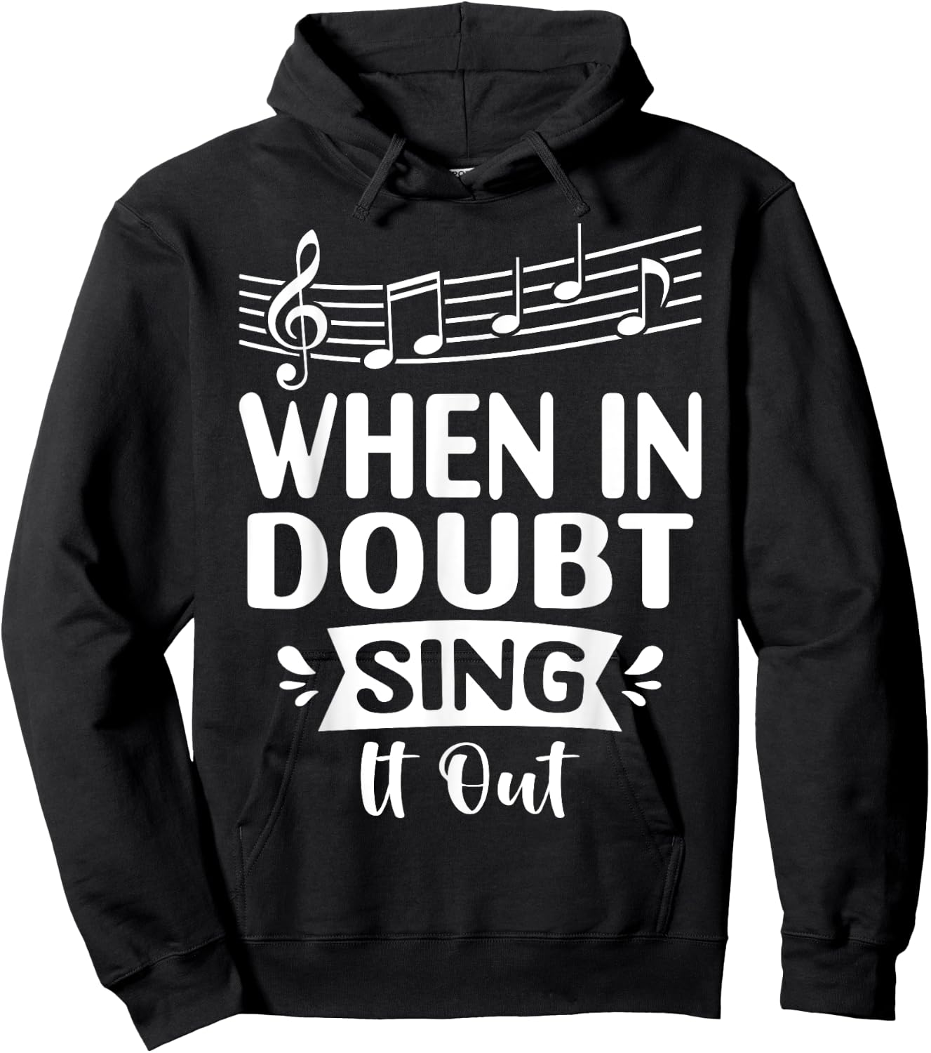 Singing Songster Vocalist Hoodie - Hoodie | Black