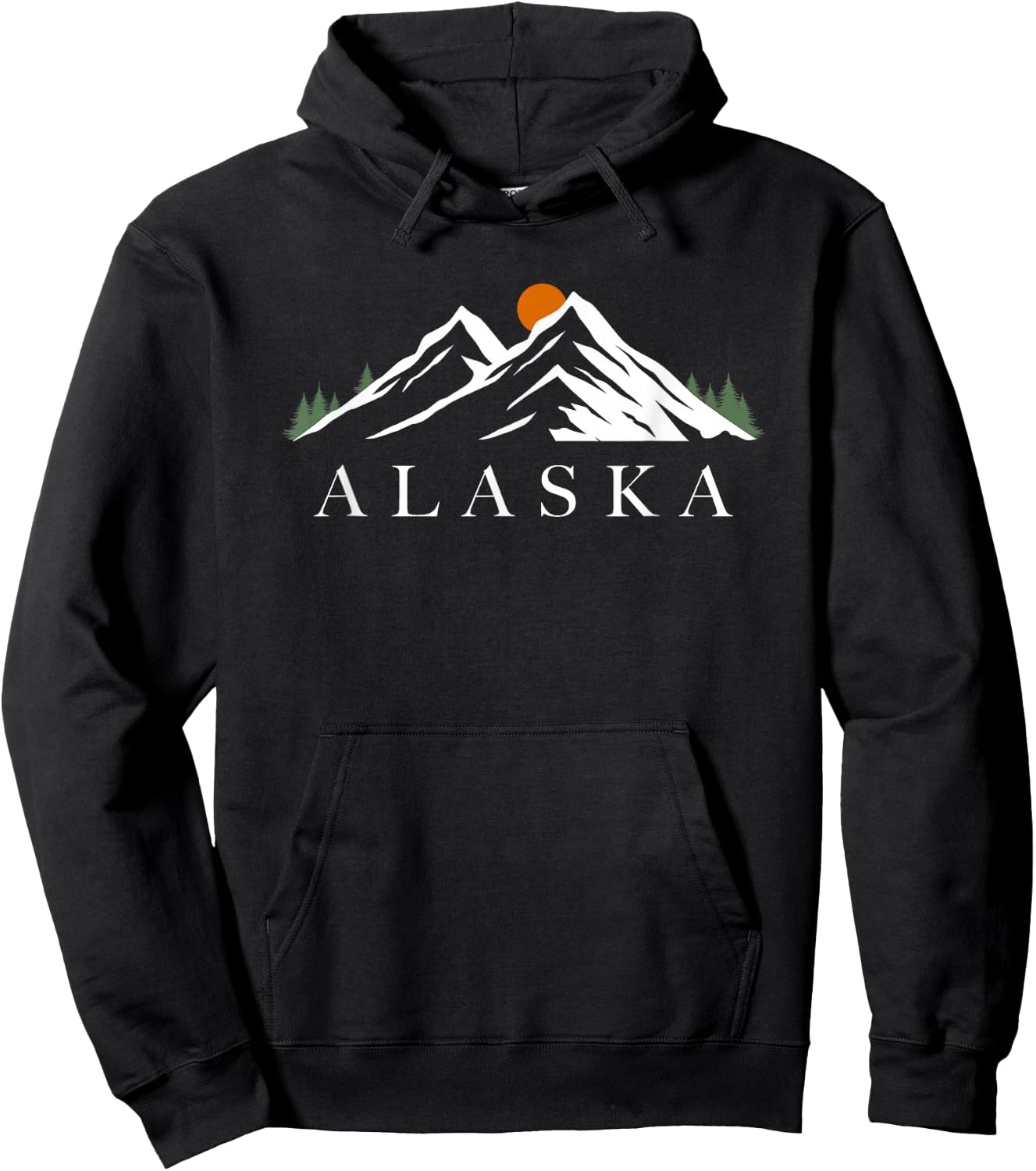 Mountains of Alaska Hoodie - Hoodie | Black