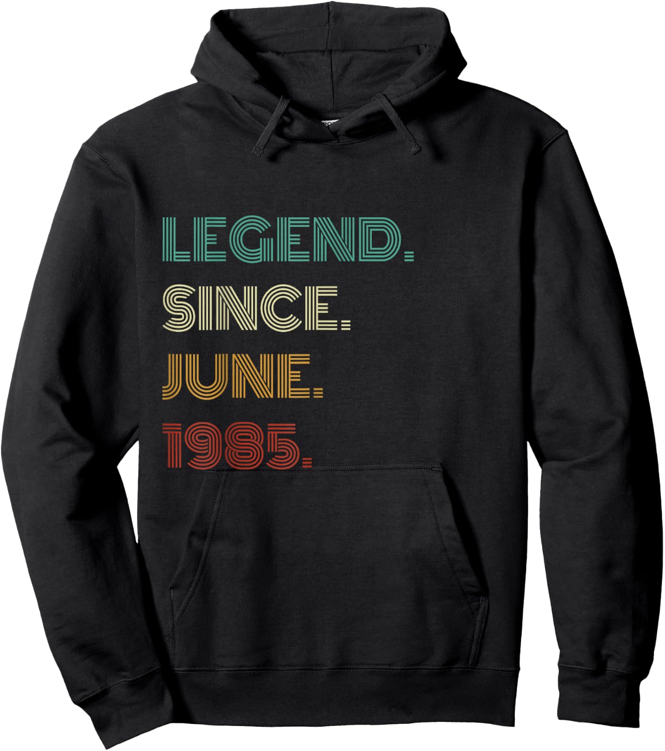 40 Years Old Legend Since June 1985 40th Birthday Hoodie - Hoodie | Black