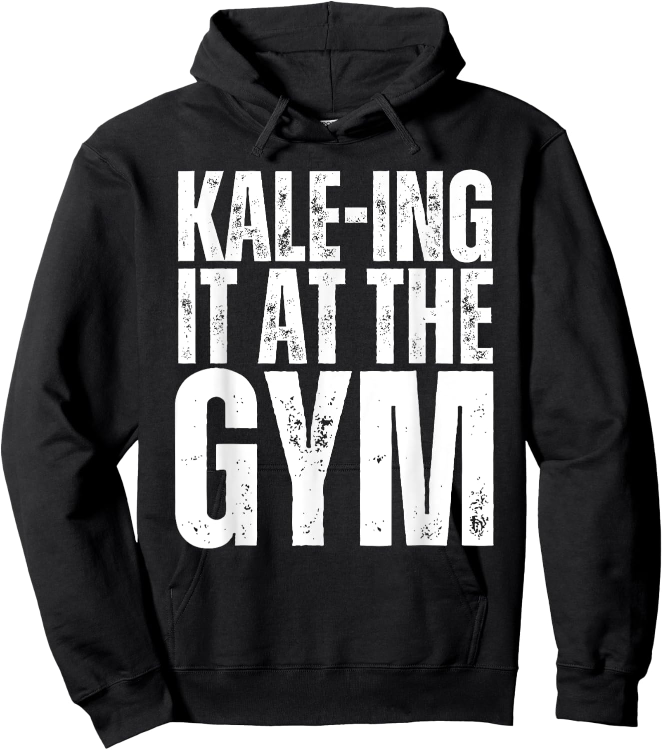 Kale-Ing It At The Gym Shirt Funny Vegetarian Bodybuilding Hoodie - Hoodie | Black