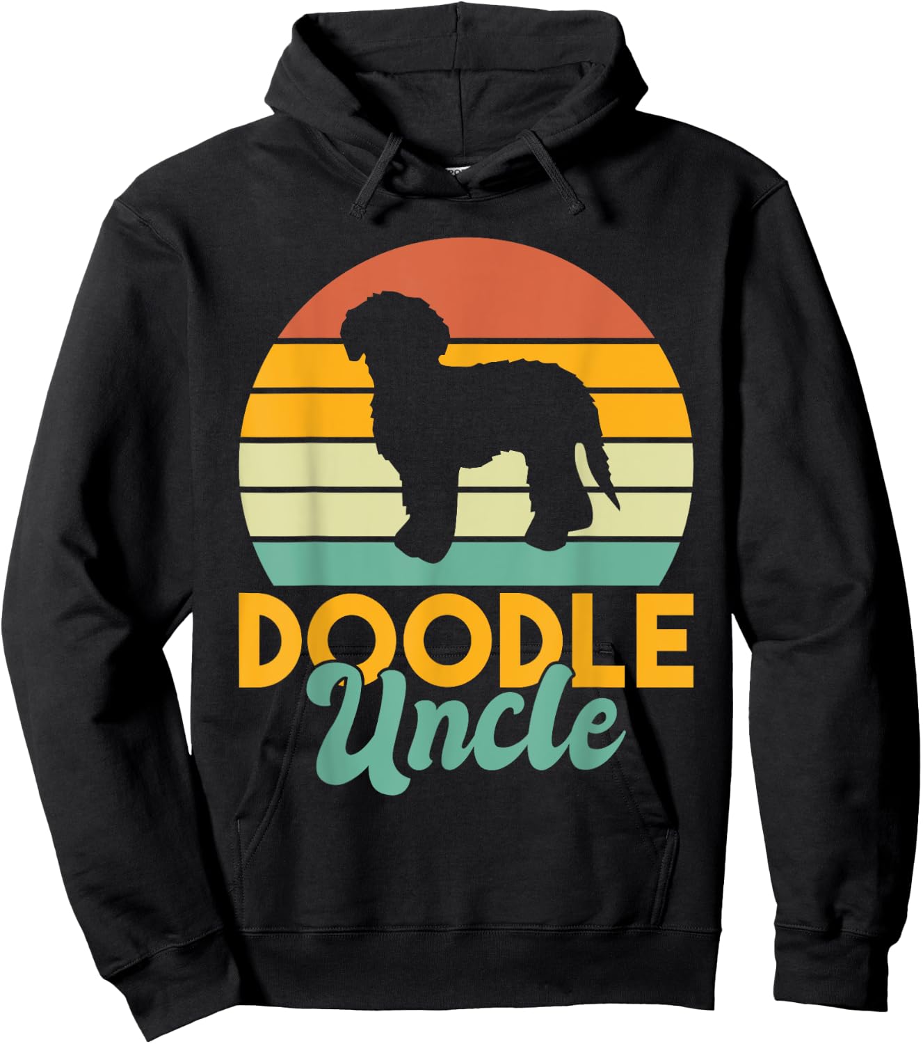 Golden Doodle Uncle Hoodie - Hoodie | Black