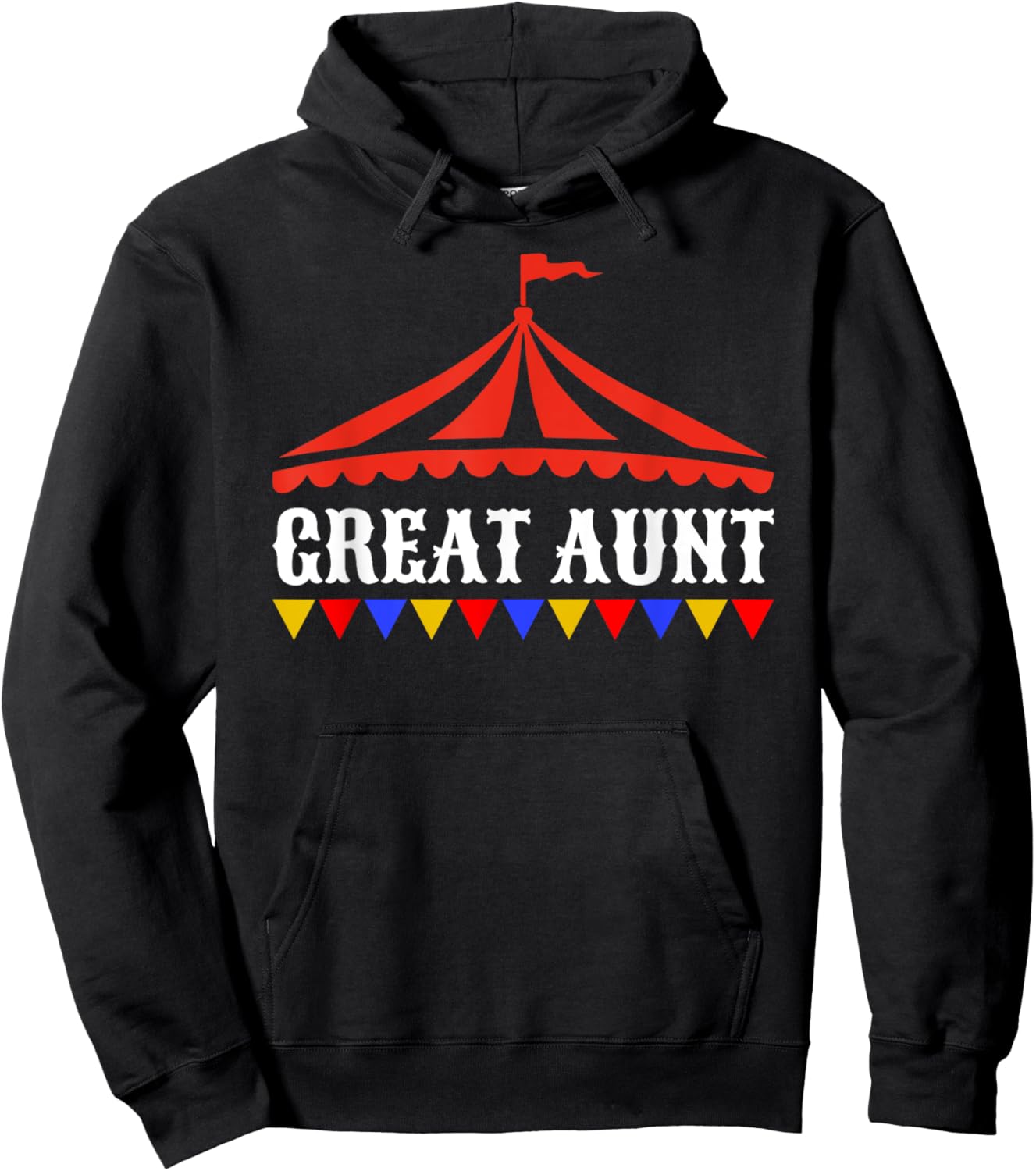 Circus Great Aunt of The Birthday Boy & Girl Carnival Family Hoodie - Hoodie | Black