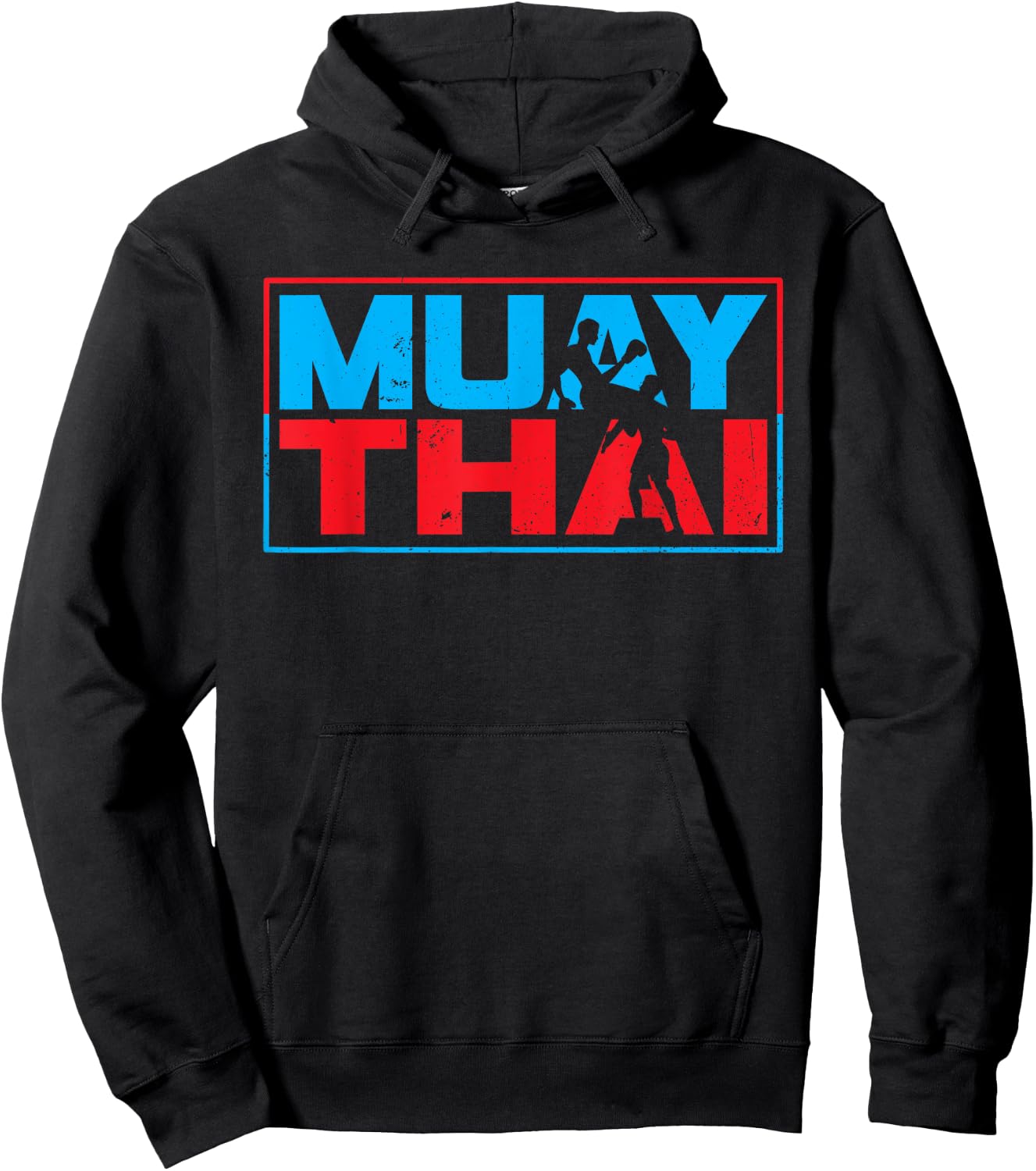 Muay Thai Fighter Boxing Martial Arts Hobby Hoodie - Hoodie | Black
