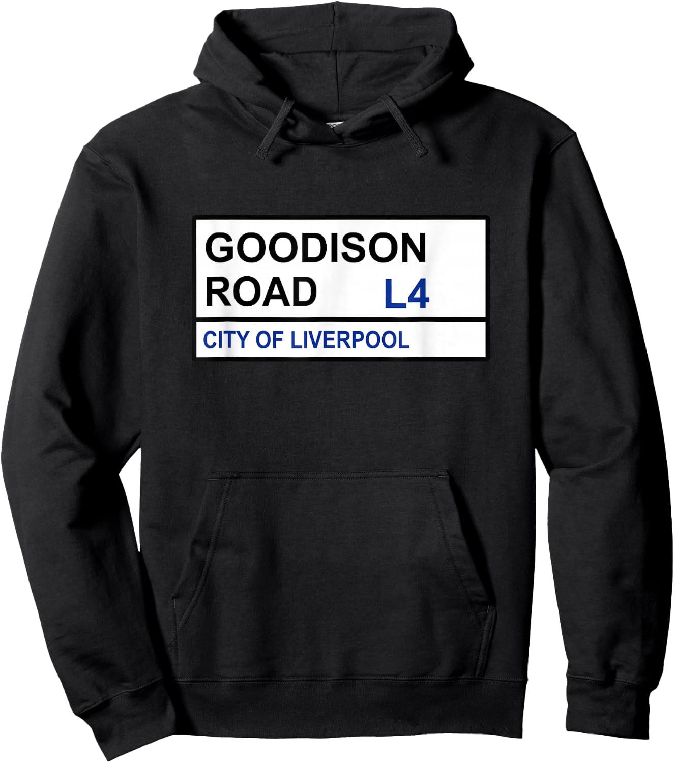 Everton Football Team Goodison Road Street Sign Hoodie - Hoodie | Black