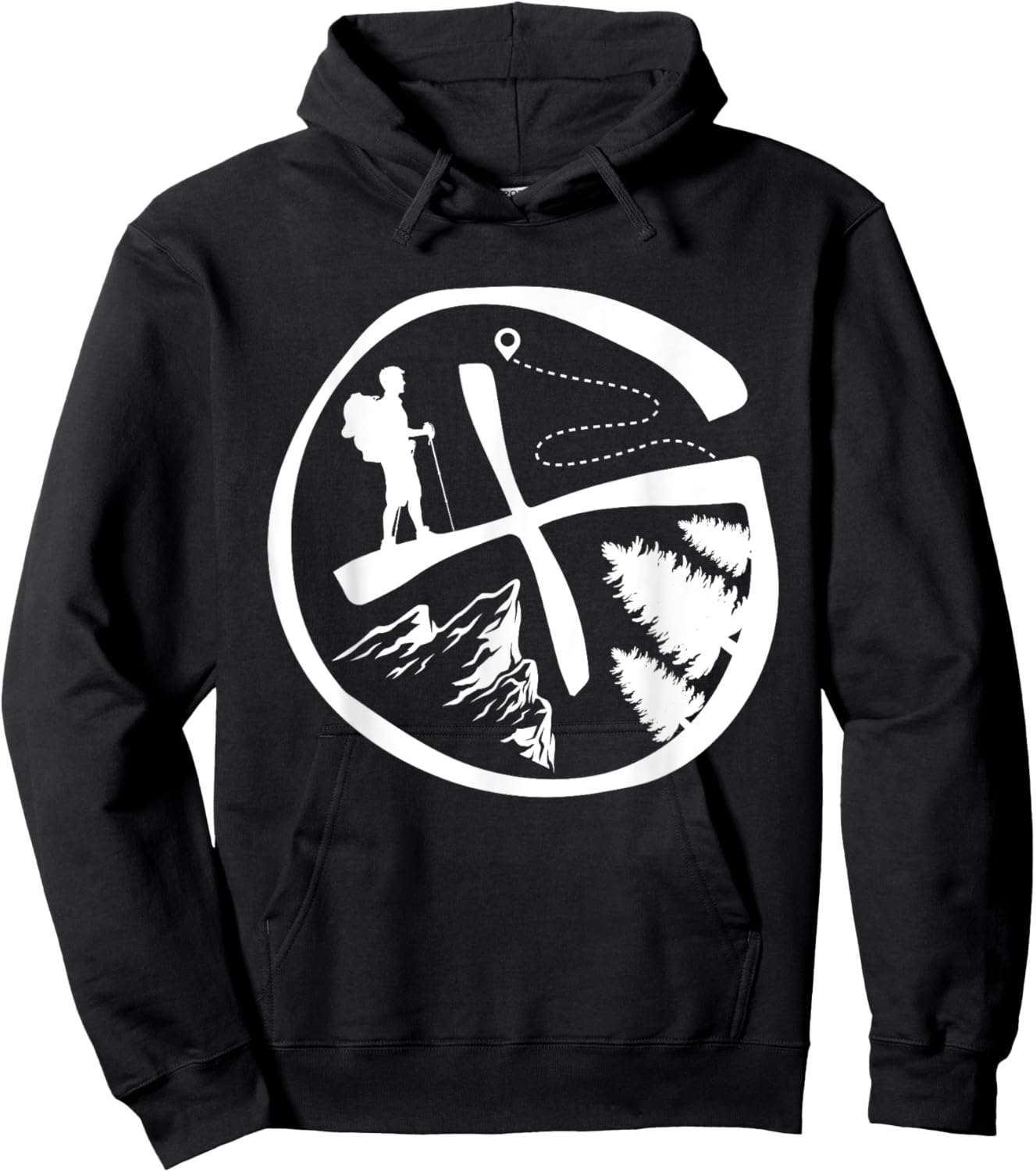 Geocaching GPS Treasure Hunt Geocach Geocacher Hoodie - Hoodie | Black