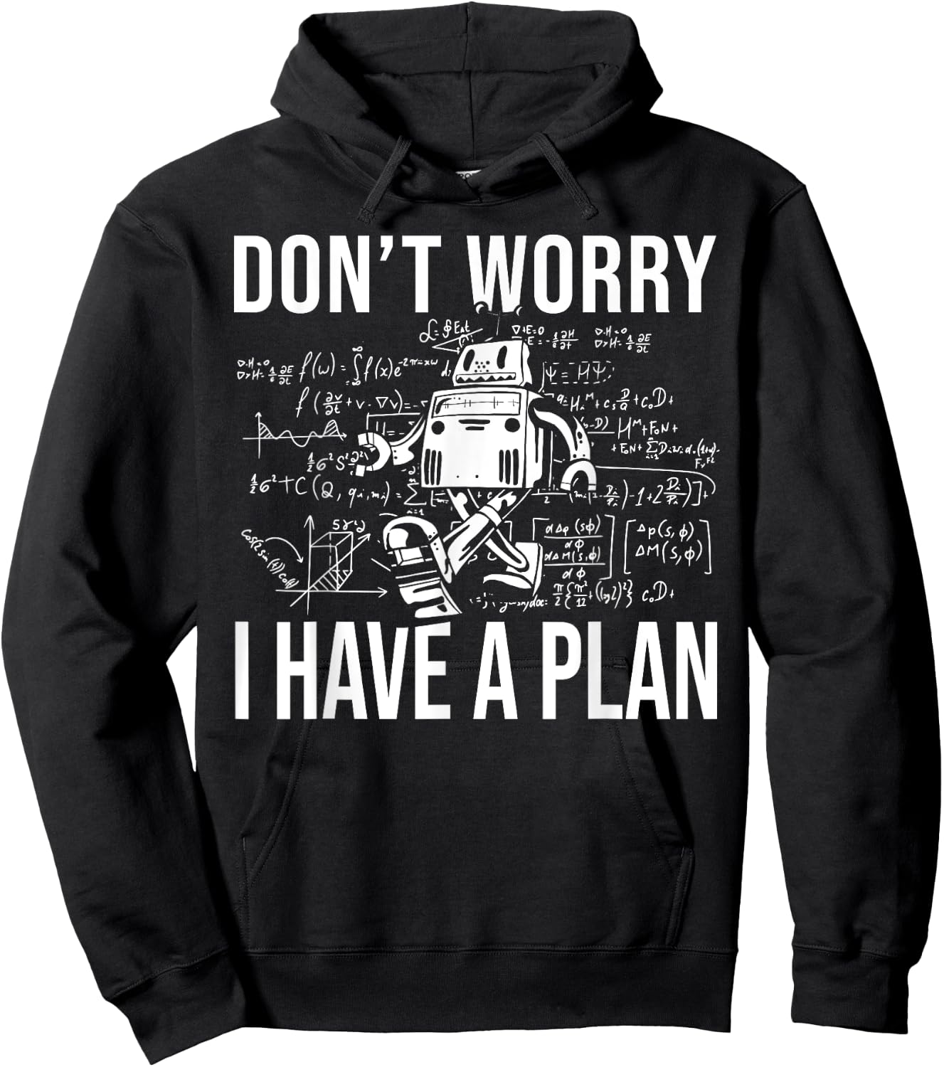 Kids I Have A Plan School Robotics Build Robot Hoodie - Hoodie | Black