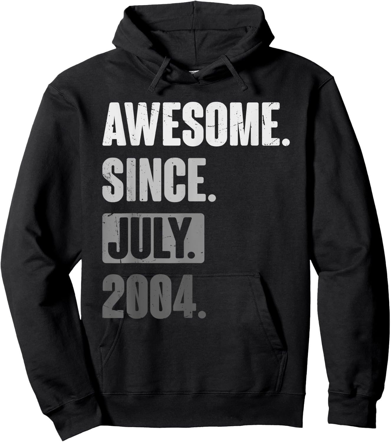 Awesome Since July 2004 - Funny Birthday 19th Decoration Hoodie - Hoodie | Black