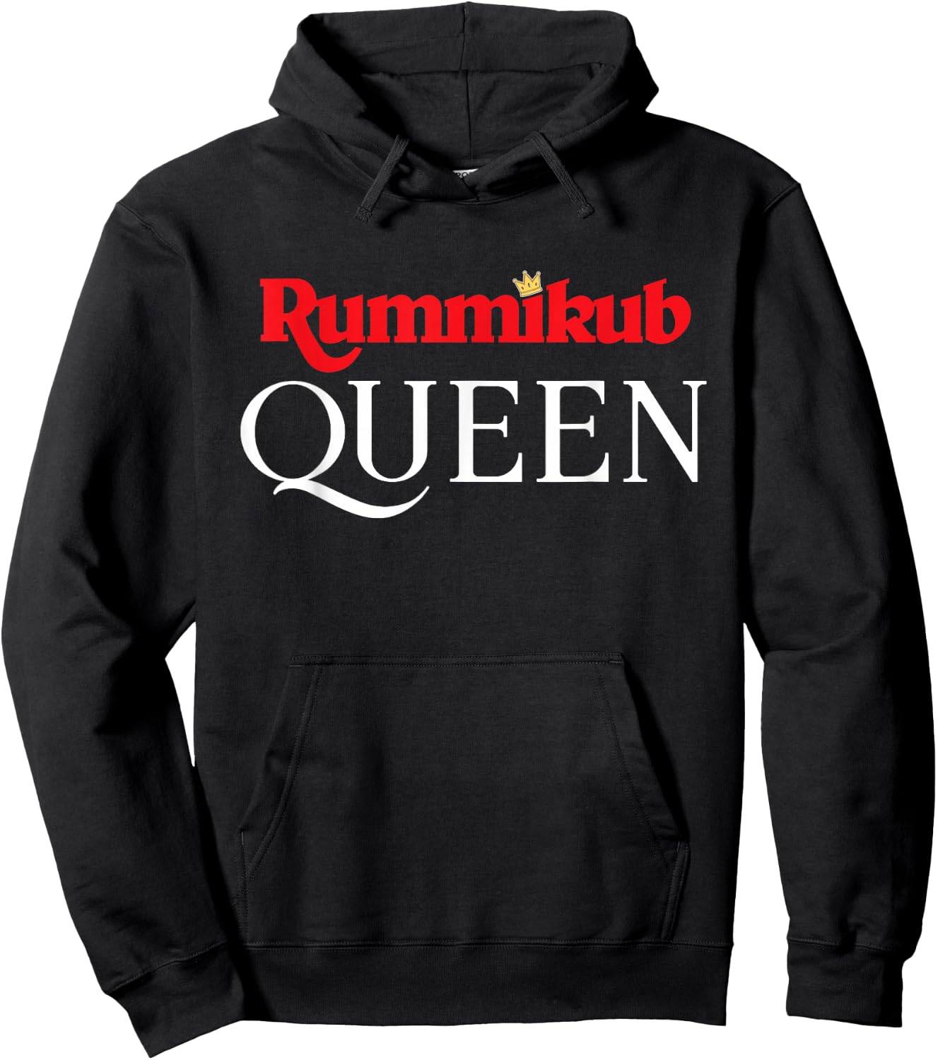 Rummikub Queen Player Fan Hoodie - Hoodie | Black